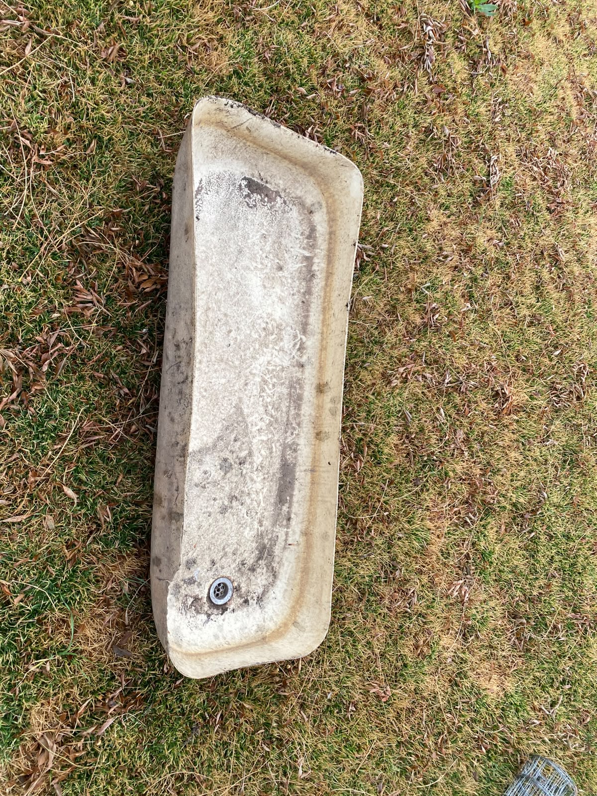 Fiber glass bath for small ducks