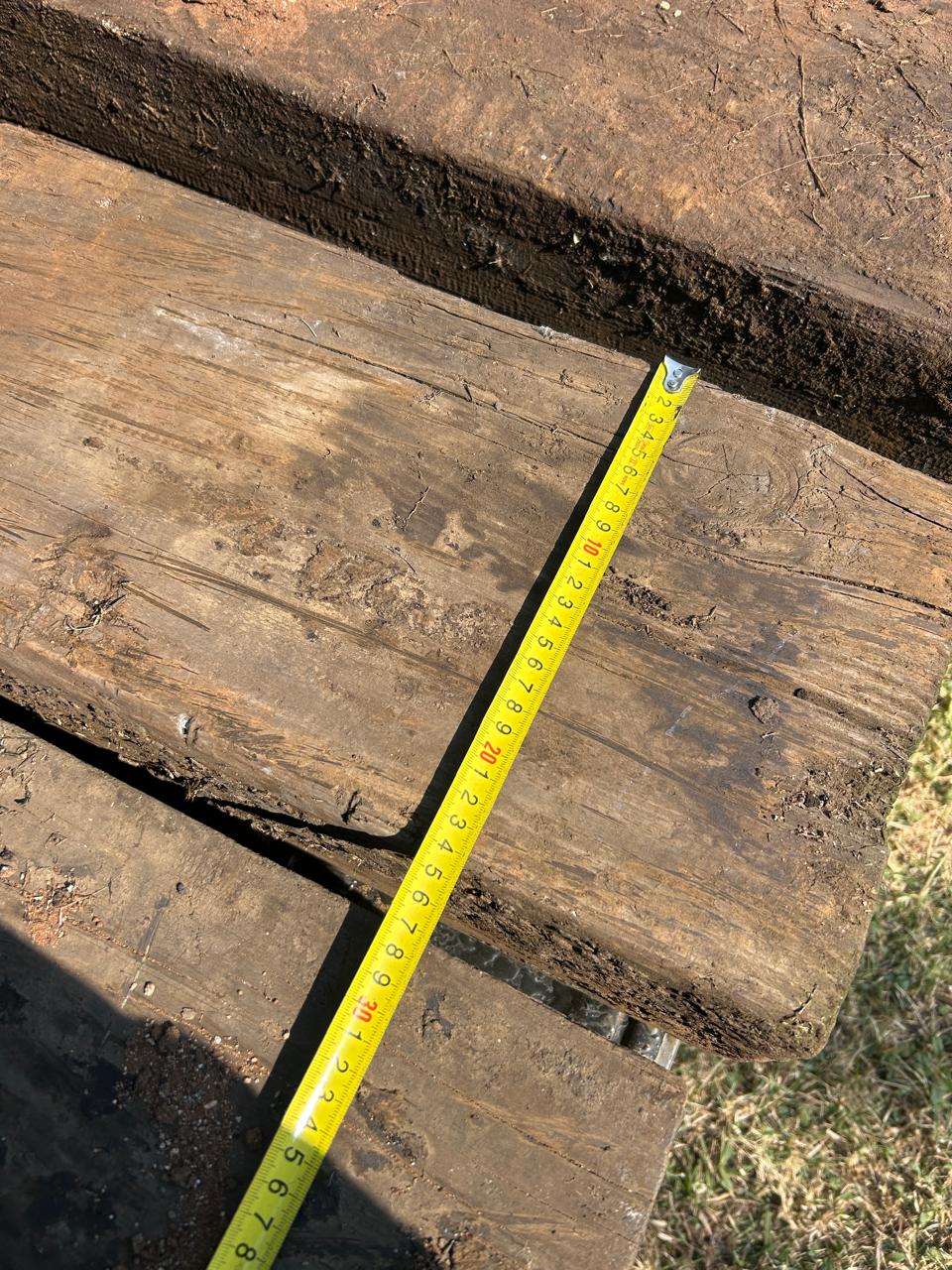 Railway Sleepers x 4