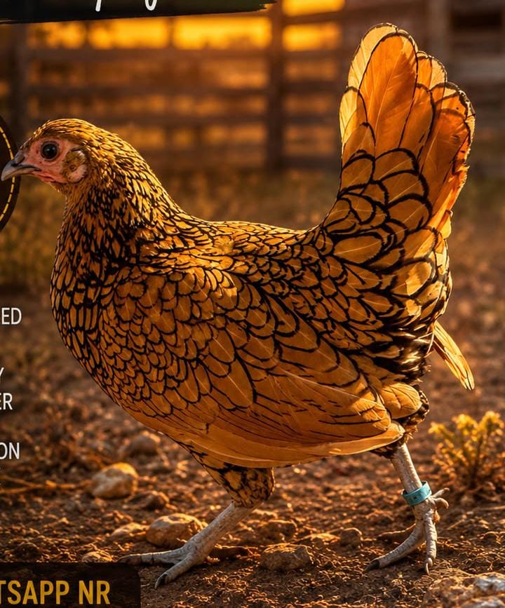 Golden Laced Sebright Hen