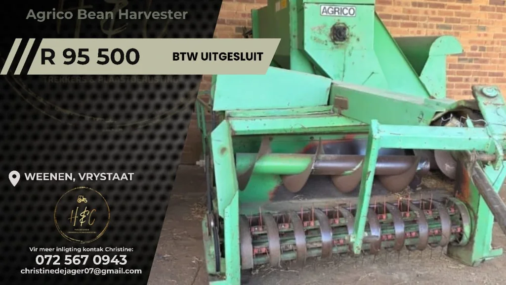 Agrico Bean Harvester